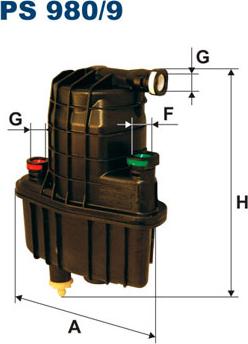 Filtron PS980/9 - Filtro carburante autozon.pro