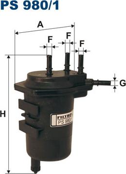 Filtron PS980/1 - Filtro carburante autozon.pro