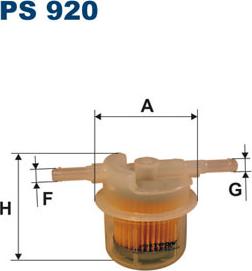 Filtron PS920 - Filtro carburante autozon.pro