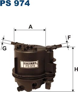 Filtron PS974 - Filtro carburante autozon.pro