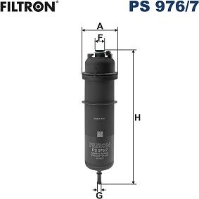 Filtron PS 976/7 - Filtro carburante autozon.pro