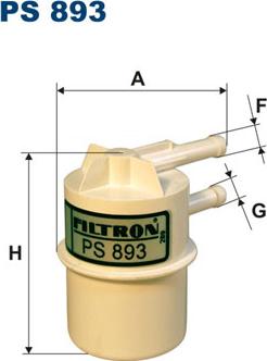 Filtron PS893 - Filtro carburante autozon.pro