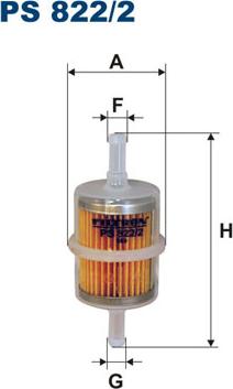 Filtron PS822/2 - Filtro carburante autozon.pro