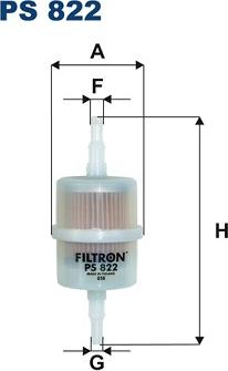 Filtron PS822 - Filtro carburante autozon.pro