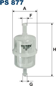 Filtron PS877 - Filtro carburante autozon.pro