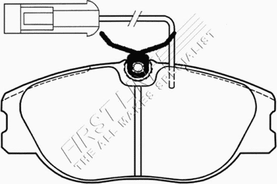 First Line FBP1189 - Kit pastiglie freno, Freno a disco autozon.pro