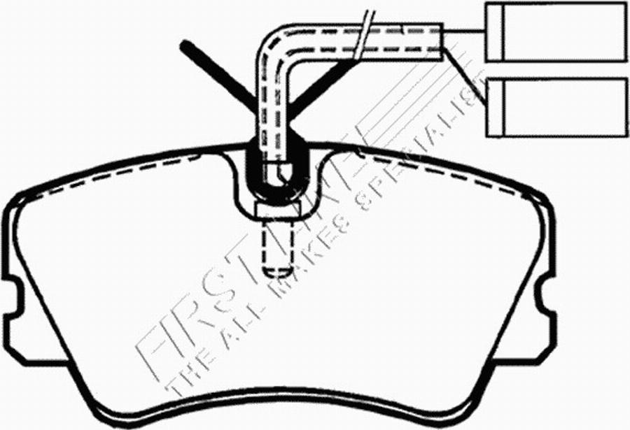 First Line FBP1277 - Kit pastiglie freno, Freno a disco autozon.pro