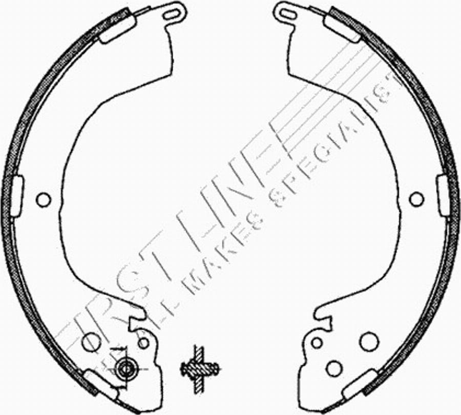 First Line FBS606 - Kit ganasce freno autozon.pro