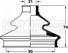 First Line FCB6062 - Cuffia, Semiasse autozon.pro