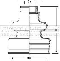 First Line FCB2651 - Cuffia, Semiasse autozon.pro