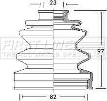 First Line FCB2288 - Cuffia, Semiasse autozon.pro