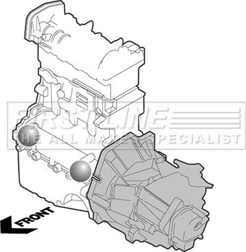 First Line FEM4328 - Sospensione, Motore autozon.pro