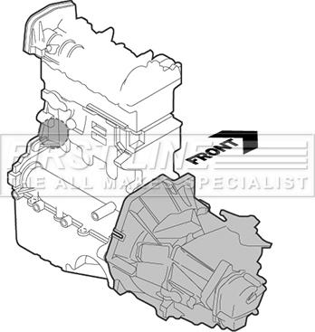 First Line FEM3595 - Sospensione, Motore autozon.pro