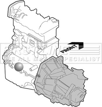 First Line FEM3592 - Sospensione, Motore autozon.pro