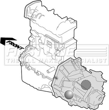 First Line FEM3176 - Sospensione, Motore autozon.pro