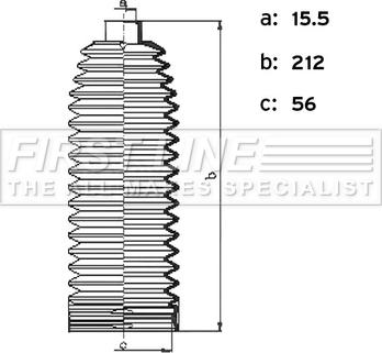 First Line FSG3495 - Kit soffietto, Sterzo autozon.pro