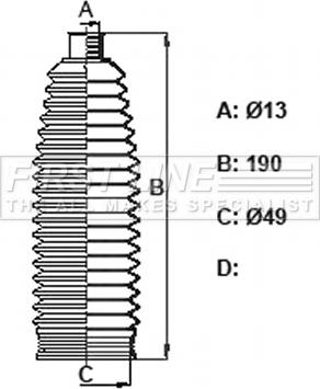 First Line FSG3449 - Kit soffietto, Sterzo autozon.pro