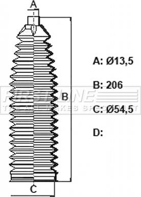 First Line FSG3446 - Kit soffietto, Sterzo autozon.pro