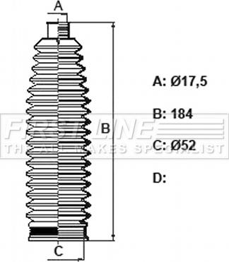 First Line FSG3448 - Kit soffietto, Sterzo autozon.pro