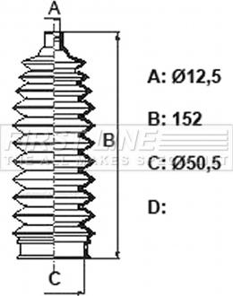 First Line FSG3443 - Kit soffietto, Sterzo autozon.pro