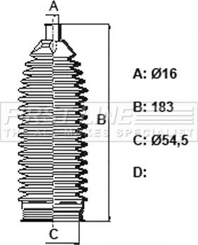 First Line FSG3447 - Kit soffietto, Sterzo autozon.pro