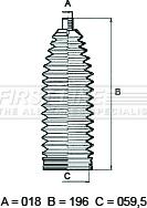 First Line FSG3458 - Kit soffietto, Sterzo autozon.pro