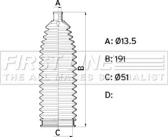 First Line FSG3461 - Kit soffietto, Sterzo autozon.pro