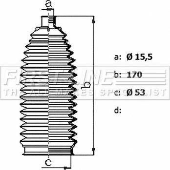 First Line FSG3484 - Kit soffietto, Sterzo autozon.pro