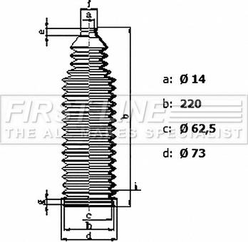 First Line FSG3485 - Kit soffietto, Sterzo autozon.pro