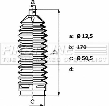 First Line FSG3482 - Kit soffietto, Sterzo autozon.pro