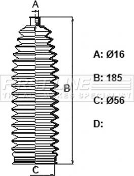 First Line FSG3431 - Kit soffietto, Sterzo autozon.pro