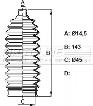 First Line FSG3437 - Kit soffietto, Sterzo autozon.pro