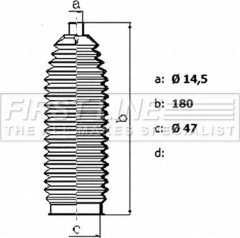 First Line FSG3477 - Kit soffietto, Sterzo autozon.pro