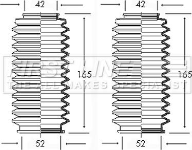 First Line FSG3017 - Kit soffietto, Sterzo autozon.pro