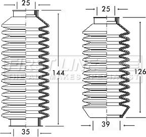 First Line FSG3074 - Kit soffietto, Sterzo autozon.pro