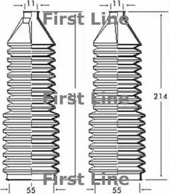 First Line FSG3171 - Kit soffietto, Sterzo autozon.pro