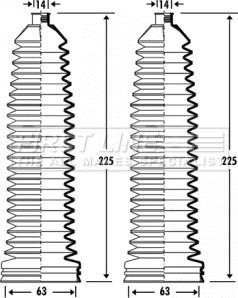 First Line FSG3337 - Kit soffietto, Sterzo autozon.pro