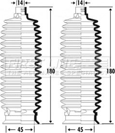 First Line FSG3326 - Kit soffietto, Sterzo autozon.pro