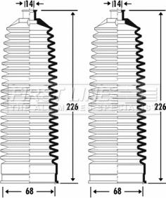 First Line FSG3328 - Kit soffietto, Sterzo autozon.pro