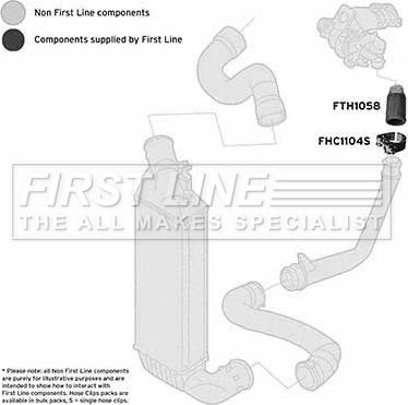 First Line FTH1058 - Flessibile aria alimentazione autozon.pro