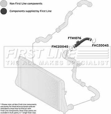 First Line FTH1076 - Flessibile aria alimentazione autozon.pro