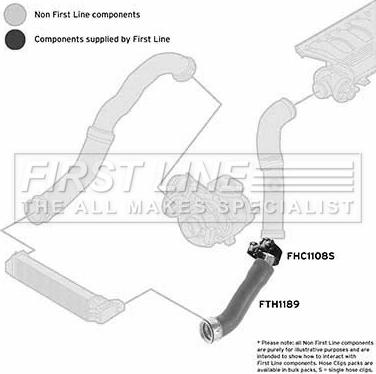 First Line FTH1189 - Flessibile aria alimentazione autozon.pro