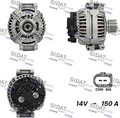 Fispa A12BH0945AS - Alternatore autozon.pro