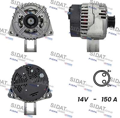 Fispa A12BH0936A2 - Alternatore autozon.pro