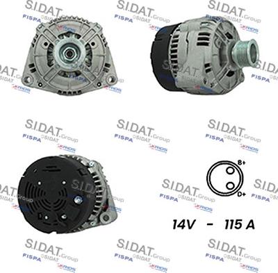 Fispa A12BH0551A2 - Alternatore autozon.pro