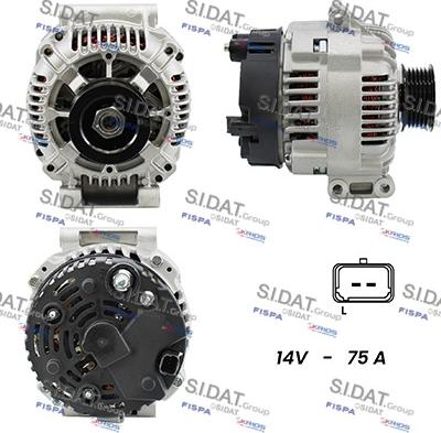 Fispa A12BH0576A2 - Alternatore autozon.pro