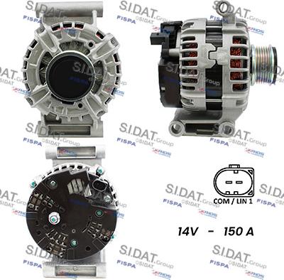 Fispa A12BH0054A2 - Alternatore autozon.pro