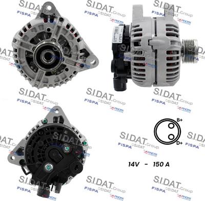 Fispa A12BH0076A2 - Alternatore autozon.pro