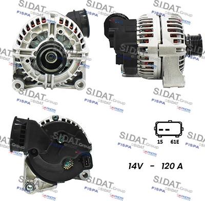 Fispa A12BH0122A2 - Alternatore autozon.pro