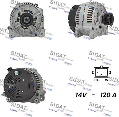 Fispa A12BH0835A2 - Alternatore autozon.pro